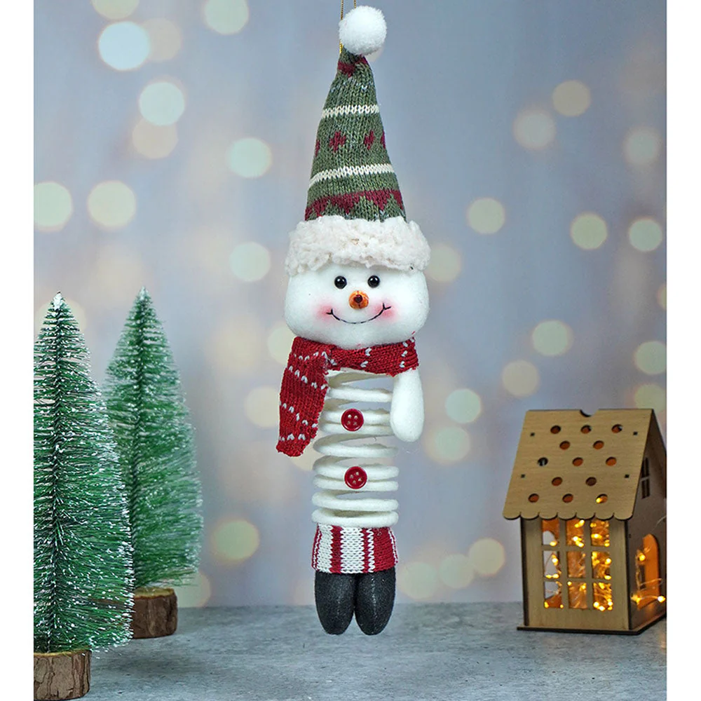 3 pcs combo set of Spring Reindeer, Santa, Snowman christmas Tree ornament and Christmas Décor - Image 3