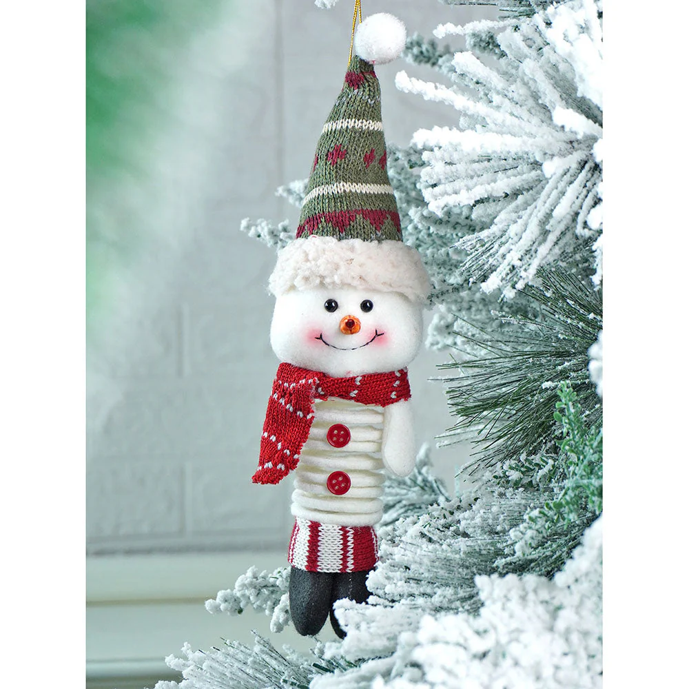3 pcs combo set of Spring Reindeer, Santa, Snowman christmas Tree ornament and Christmas Décor - Image 4