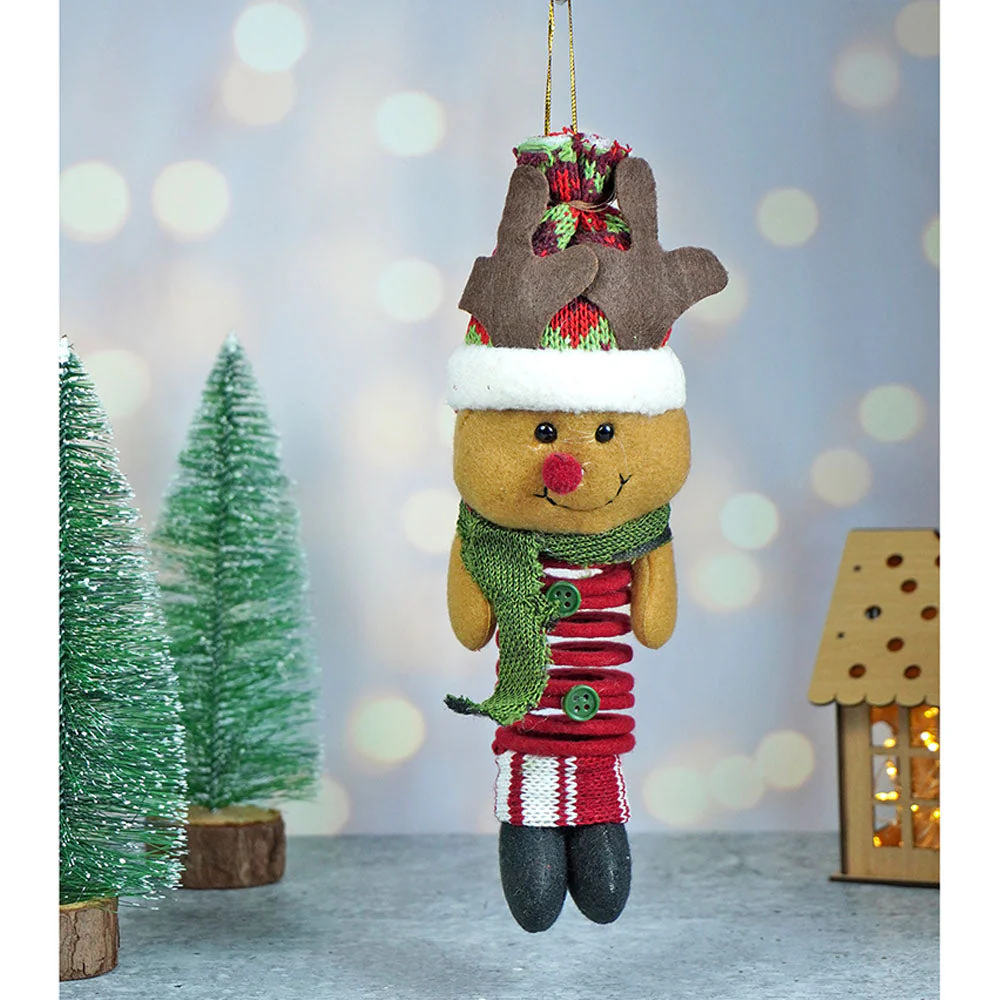 3 pcs combo set of Spring Reindeer, Santa, Snowman christmas Tree ornament and Christmas Décor - Image 6