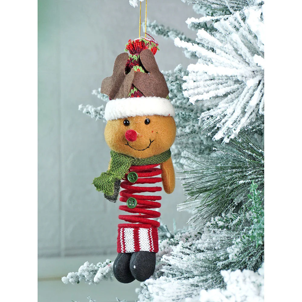 3 pcs combo set of Spring Reindeer, Santa, Snowman christmas Tree ornament and Christmas Décor - Image 7