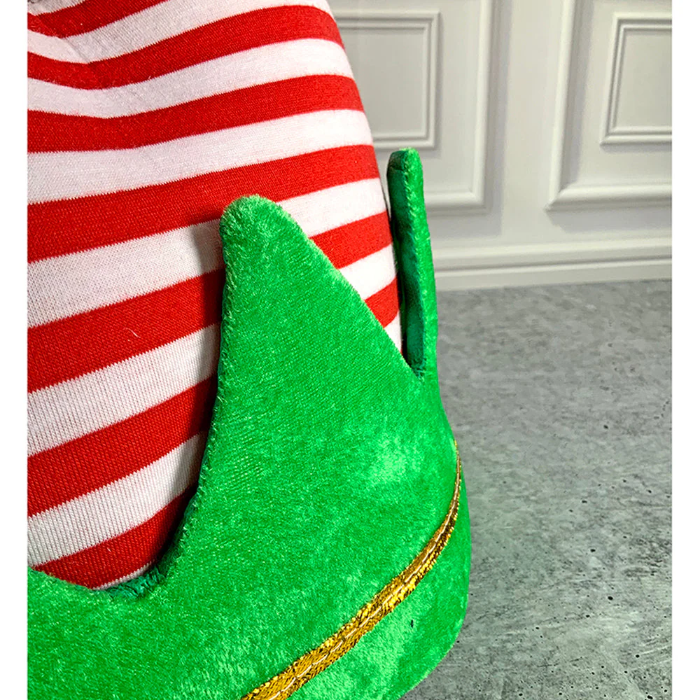 3d Inverted Elf Legs Plush Christmas Party Hat - Image 8