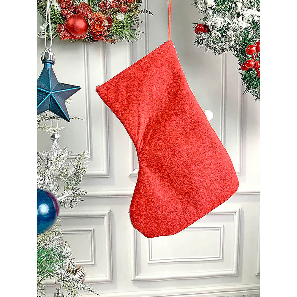 3pcs combo Mini 10 inches 3d Stockings for gifts and Christmas Décor - Image 5