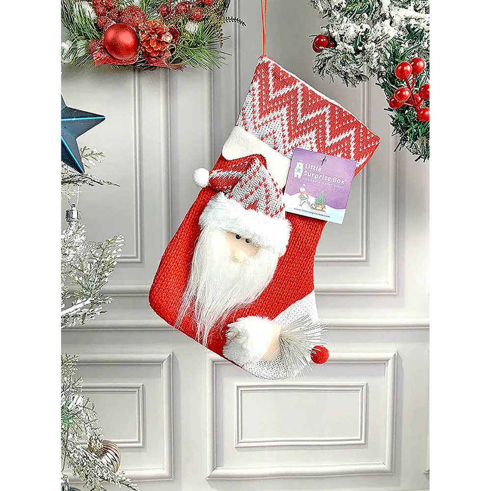 3pcs combo Mini 10 inches 3d Stockings for gifts and Christmas Décor - Image 6