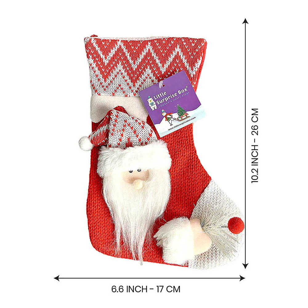 3pcs combo Mini 10 inches 3d Stockings for gifts and Christmas Décor - Image 7