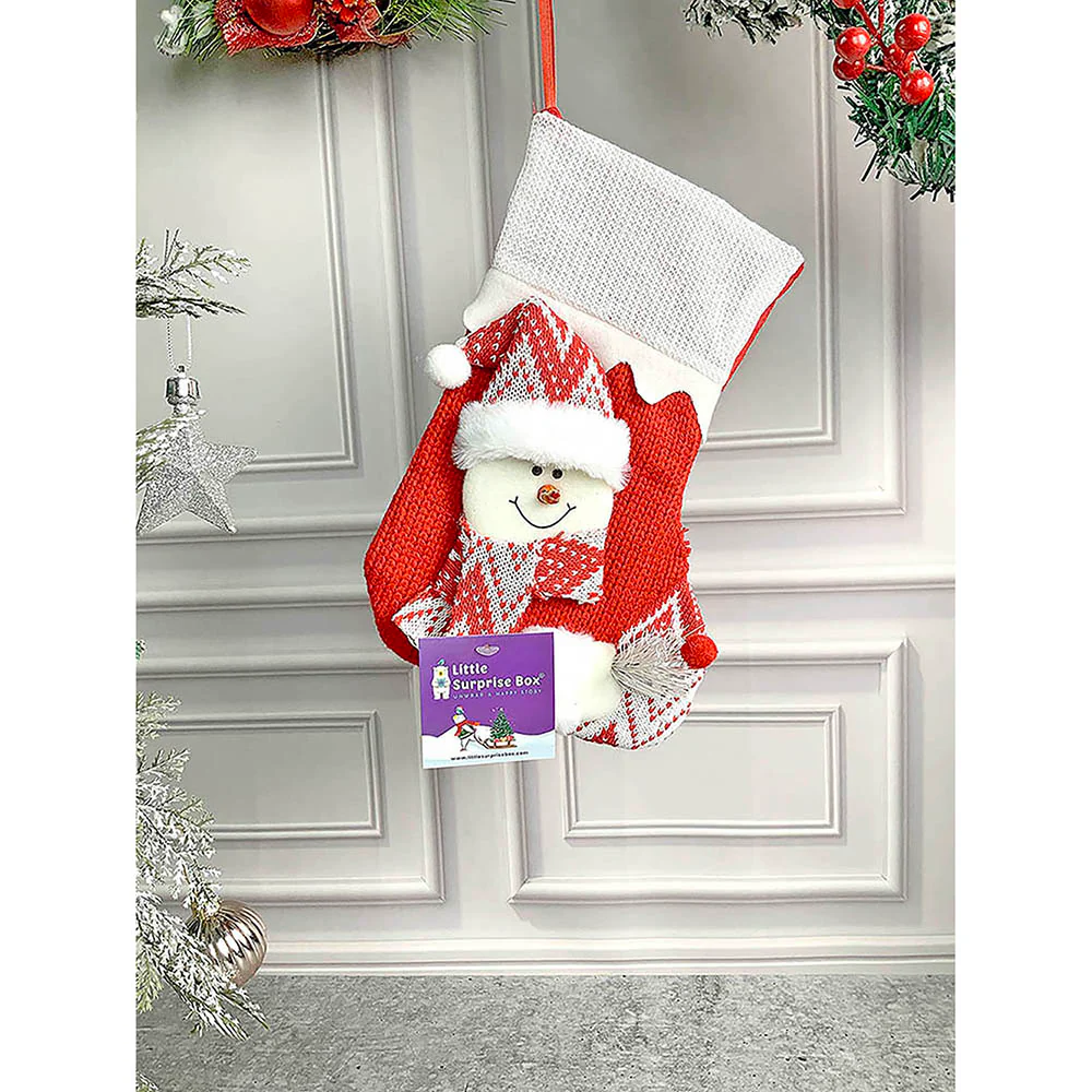 3pcs combo Mini 10 inches 3d Stockings for gifts and Christmas Décor - Image 8