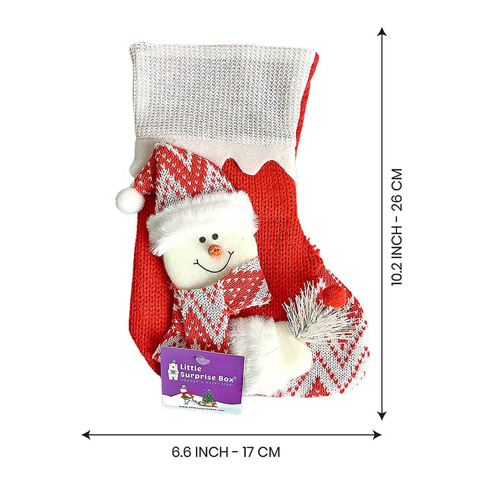 3pcs combo Mini 10 inches 3d Stockings for gifts and Christmas Décor - Image 9