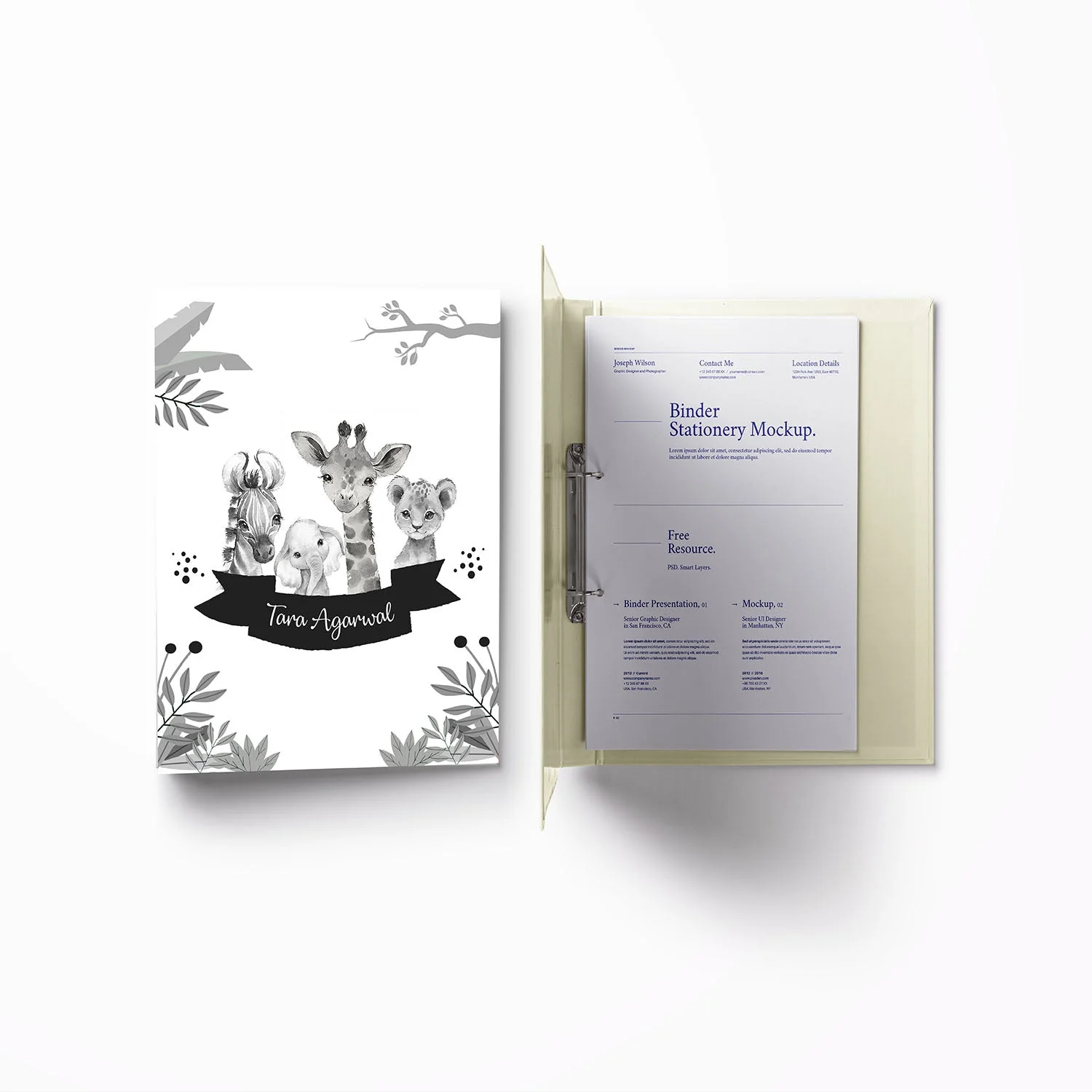 A4 Vertical Clip Binder File - Image 10