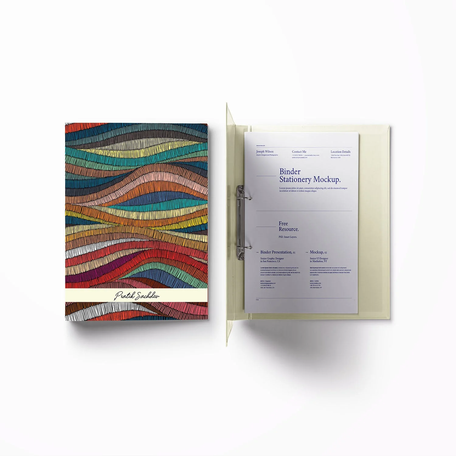 A4 Vertical Clip Binder File | Personalised - Image 10