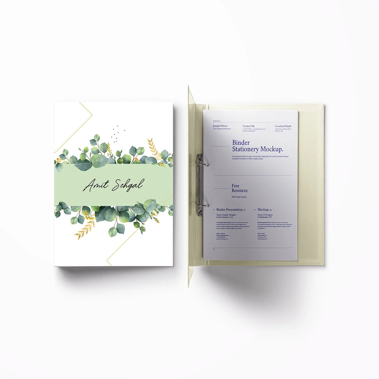 A4 Vertical Clip Binder File | Personalised - Image 5