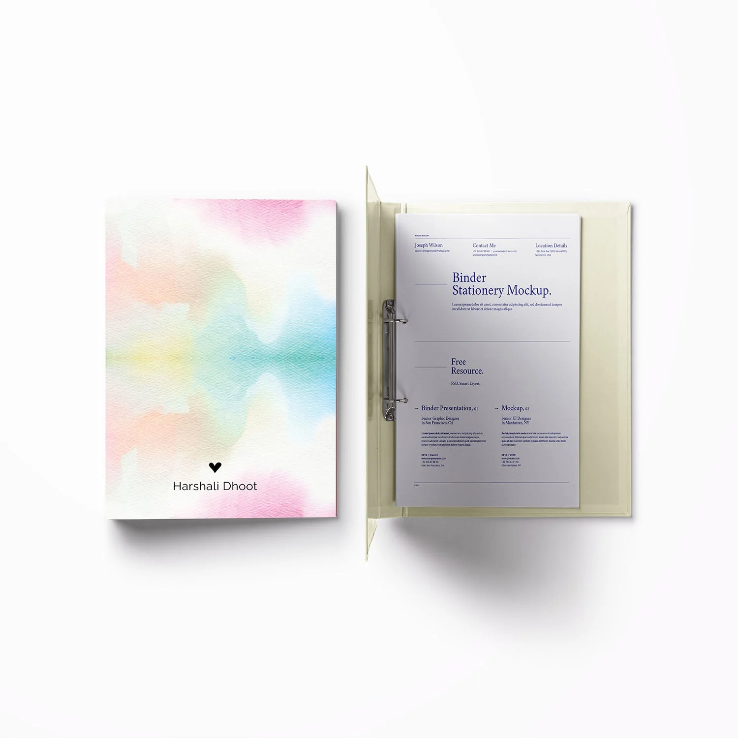 A4 Vertical Clip Binder File | Personalised - Image 6