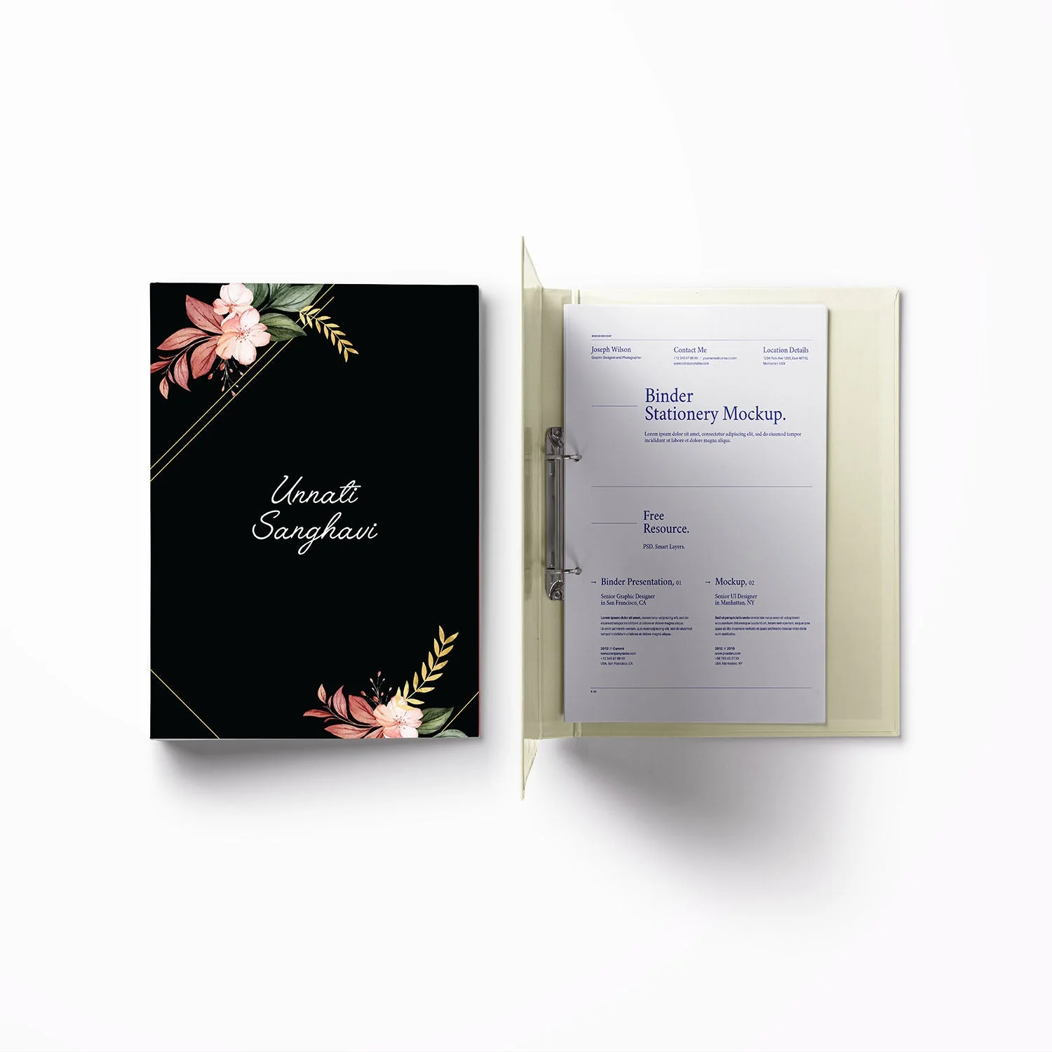 A4 Vertical Clip Binder File | Personalised - Image 8