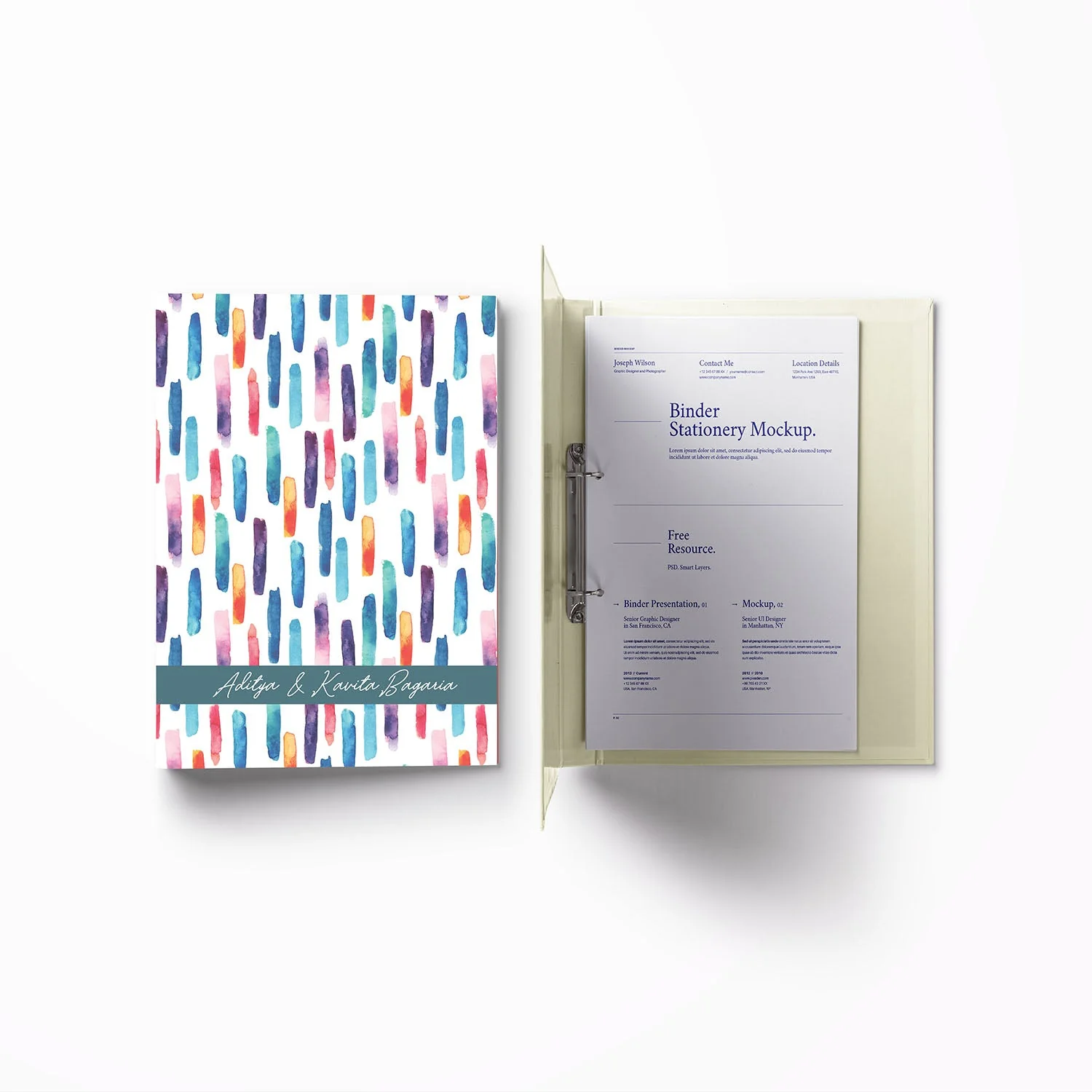 A4 Vertical Clip Binder File | Personalised - Image 9