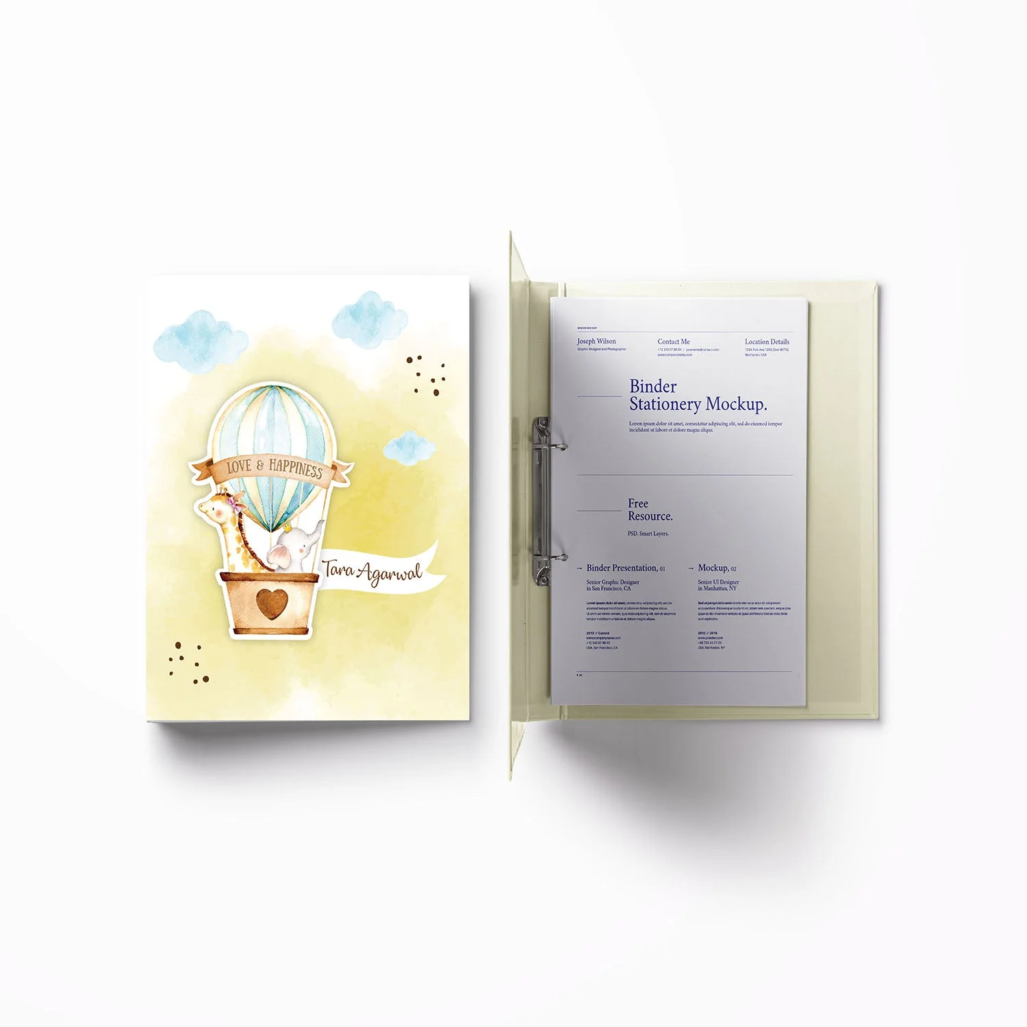 A4 Vertical Clip Binder File - Image 9