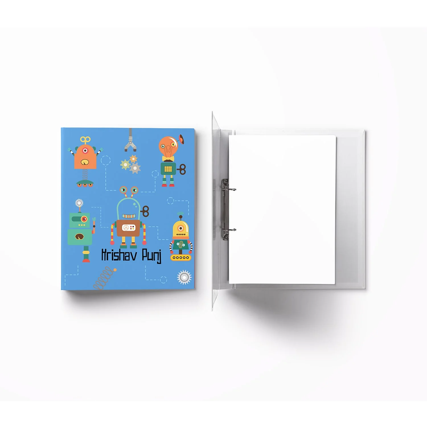 A4 Vertical Clip Binder File | Personalised - Image 3