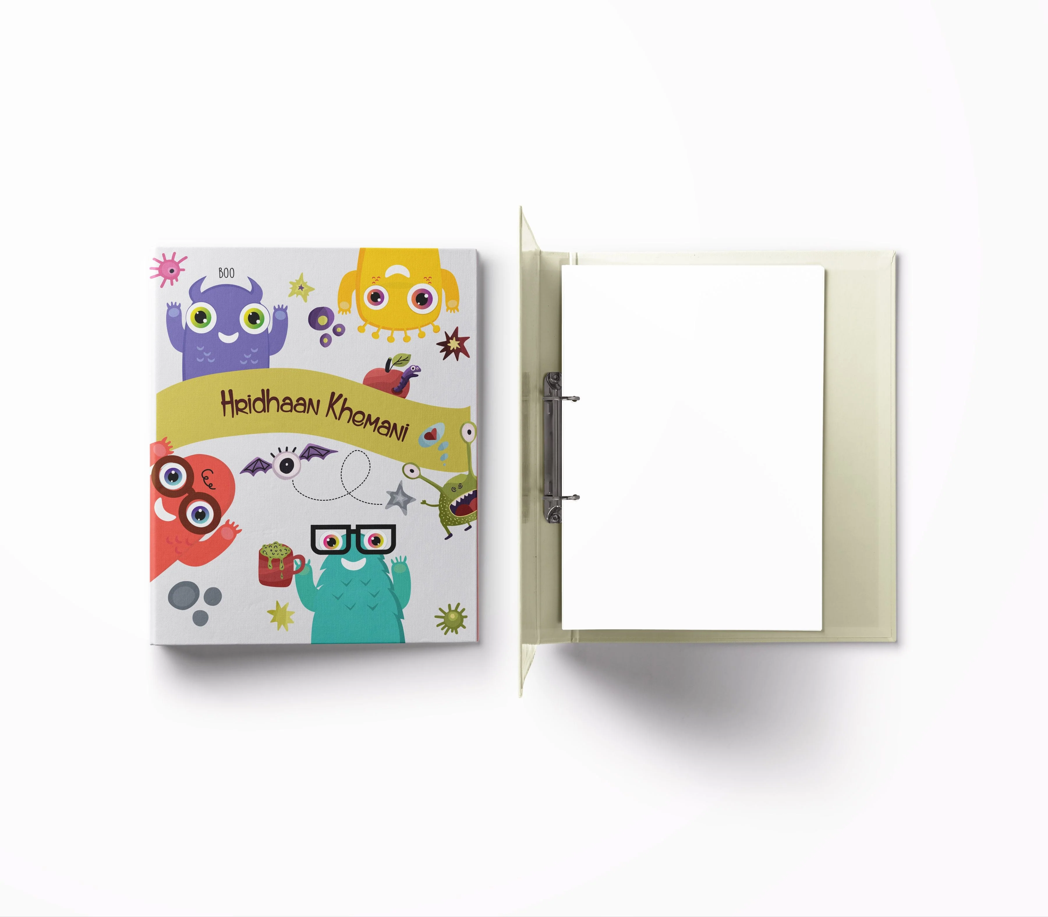 A4 Vertical Clip Binder File | Personalised - Image 9