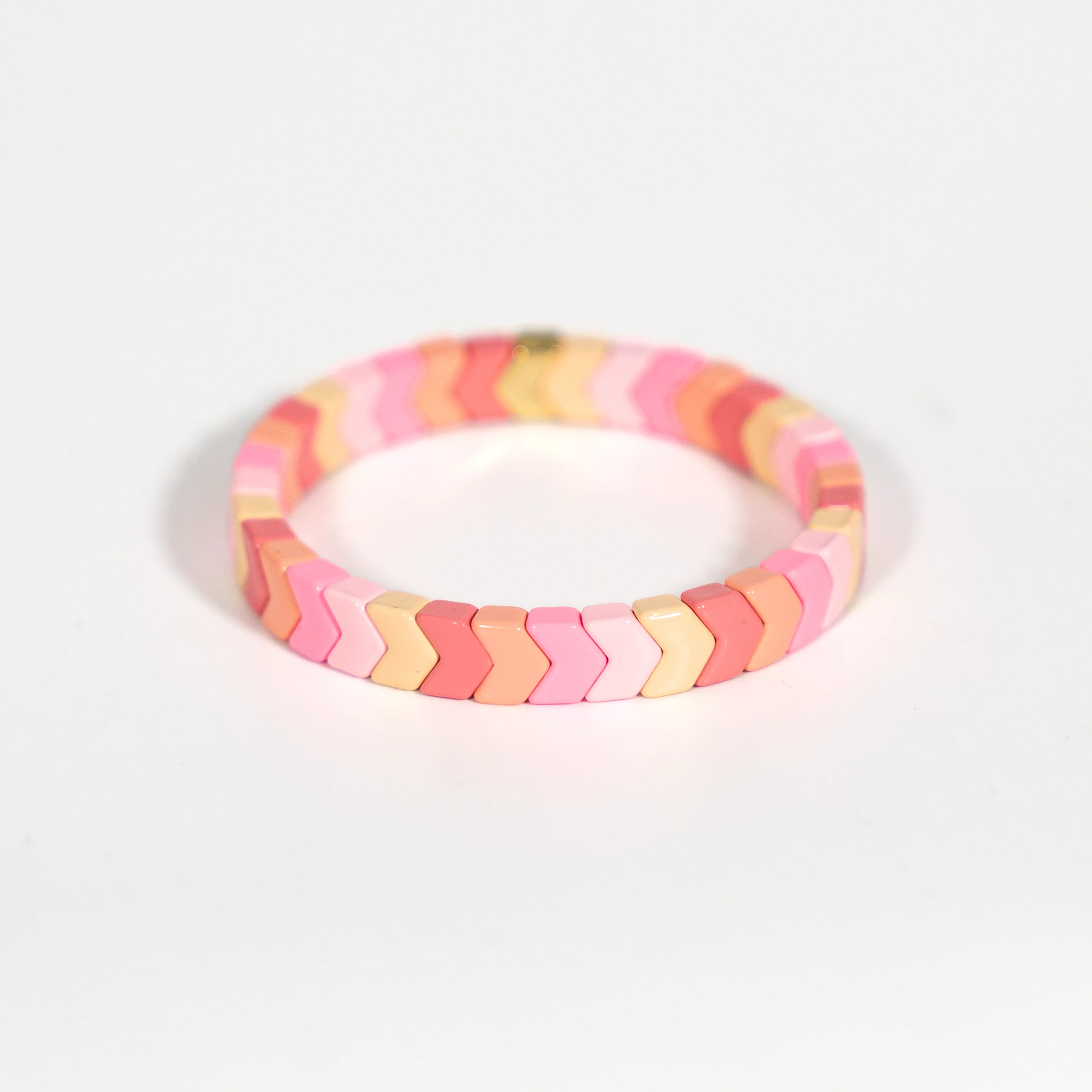 Amazonia Enamel Bracelet | Shades of Pink