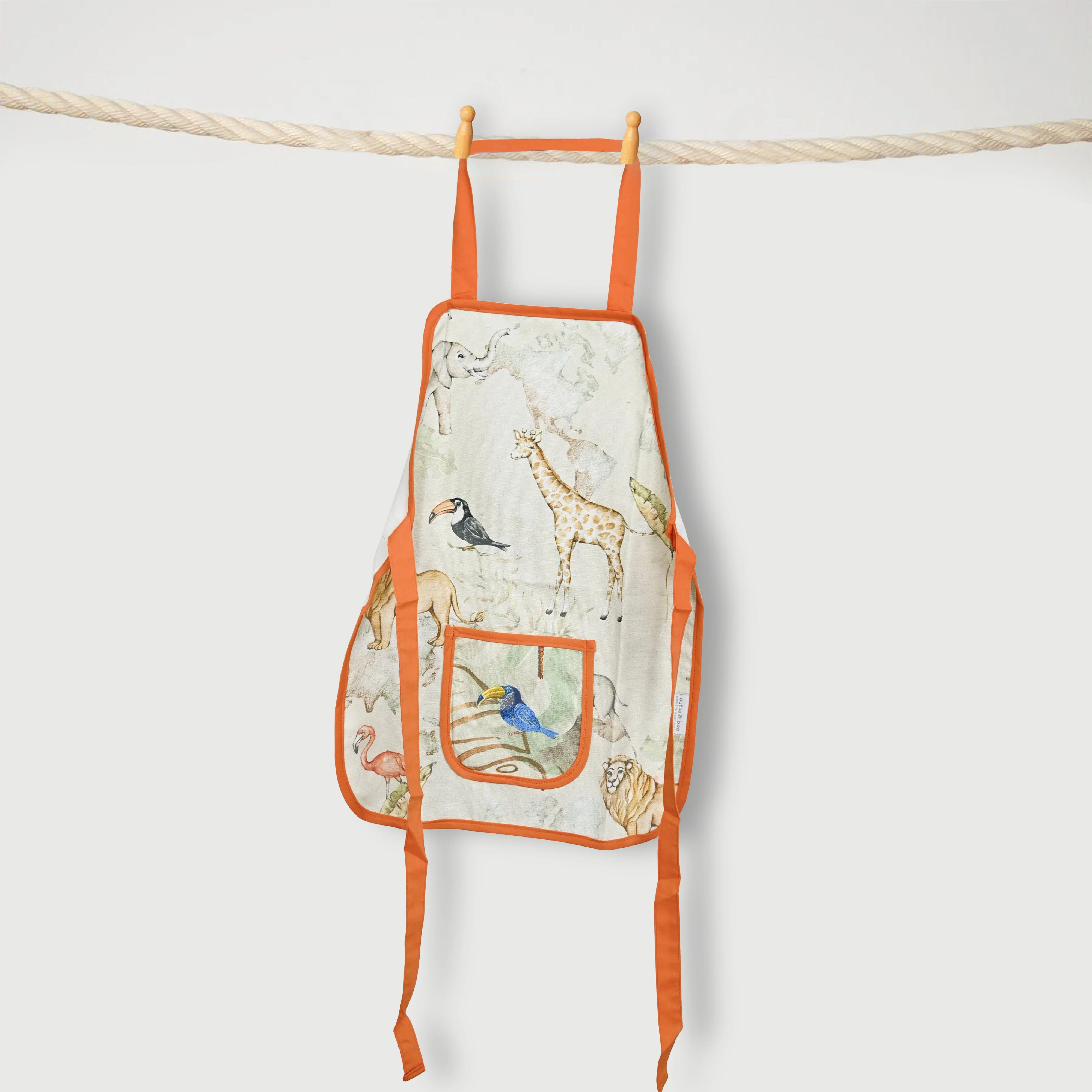 Baby It’S A Wild World Apron - Little Chef Duo Set - Image 6