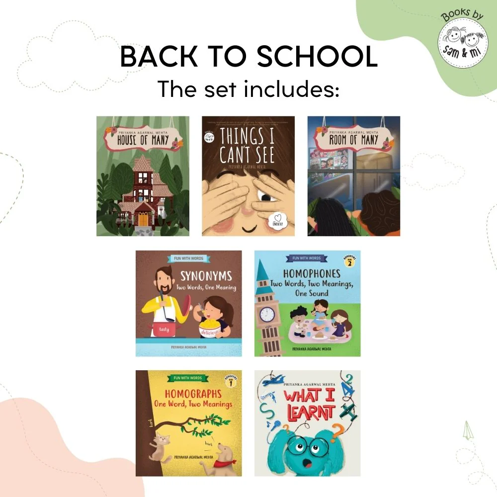 Back to School book set for preschoolers (Set of 7) - Image 3