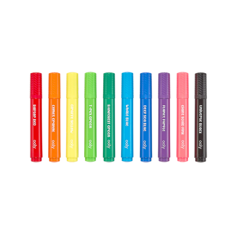 Big Bright Brush Markers - Set of 10 - Image 2