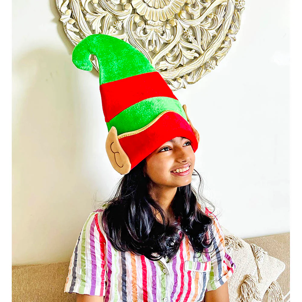 Big Elf Ears Rich Velvet Christmas Party Hat - Image 3