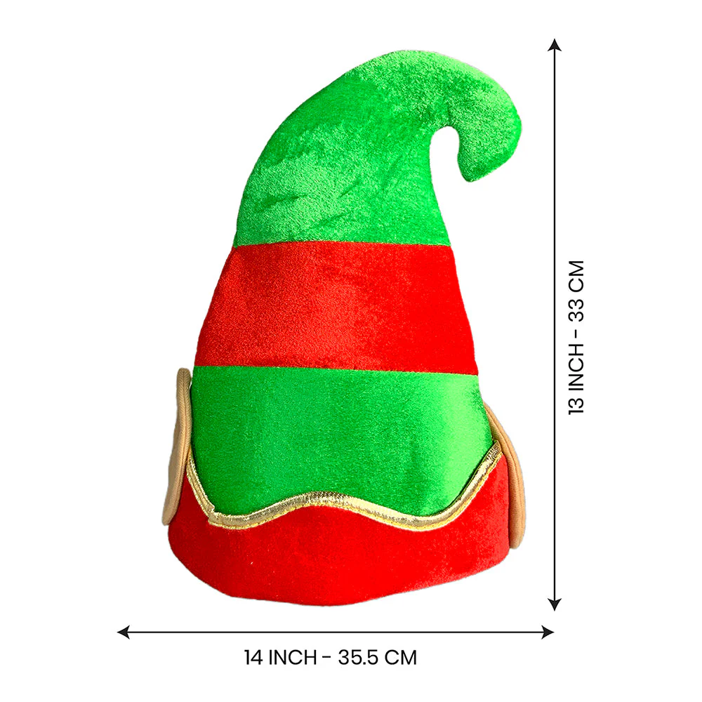 Big Elf Ears Rich Velvet Christmas Party Hat - Image 9