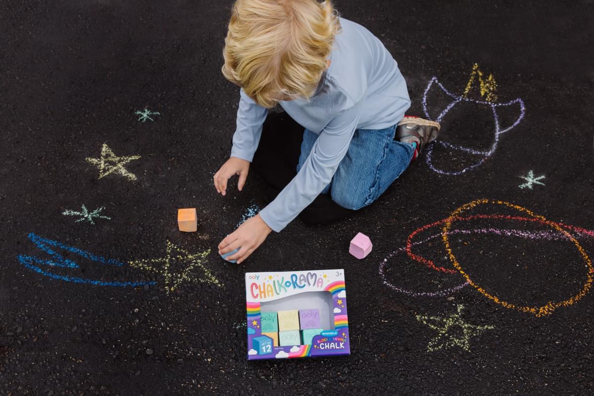 New Chalk-O-Rama Chalk Crayons - Set of 12 - Image 8