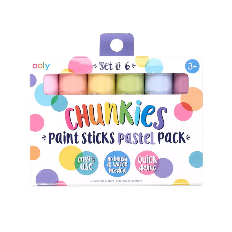 Chunkies Paint Sticks - Set of 6 - Pastels