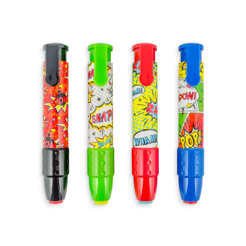 Click-it Erasers: Comic Attack