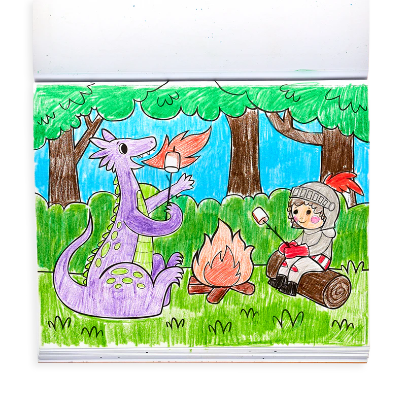 Coloring Book - Knights & Dragons - Image 2