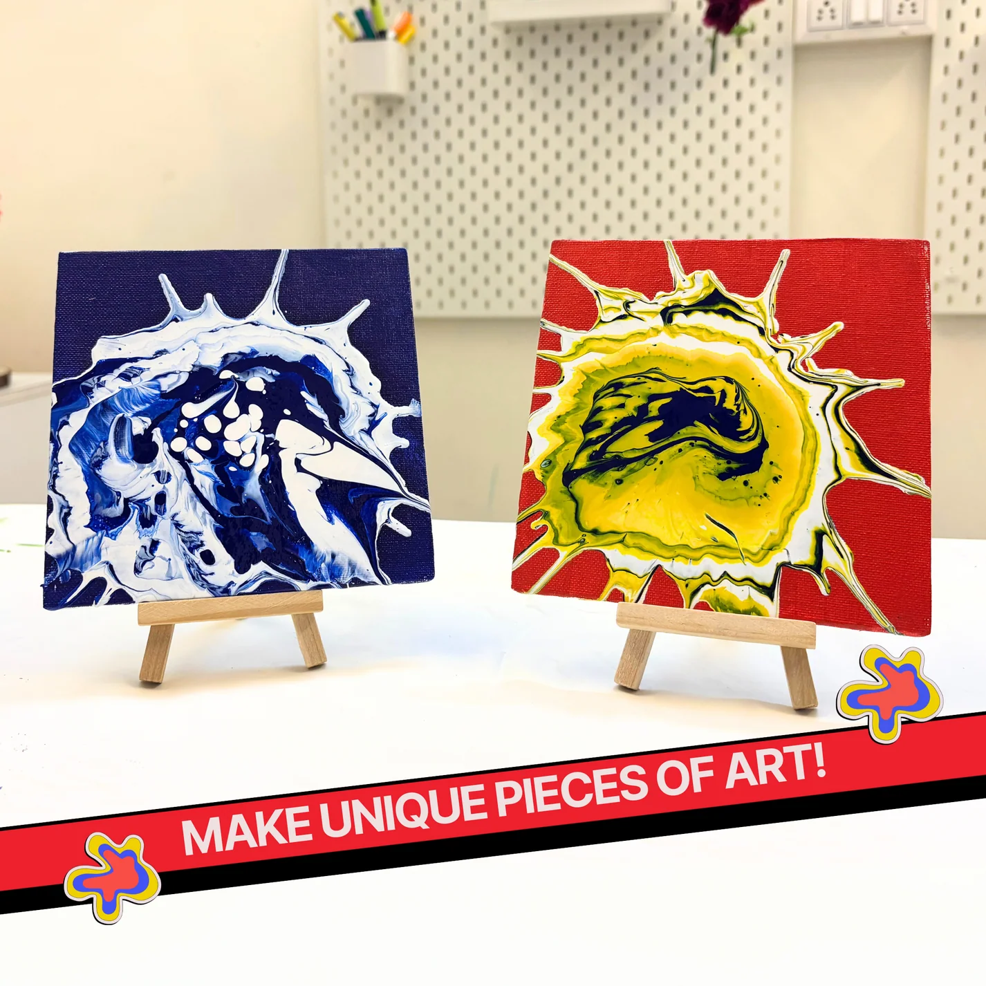 COMBO: DIY Fluid Wheel Art Kit & DIY Fluid String Art Kit - Image 4