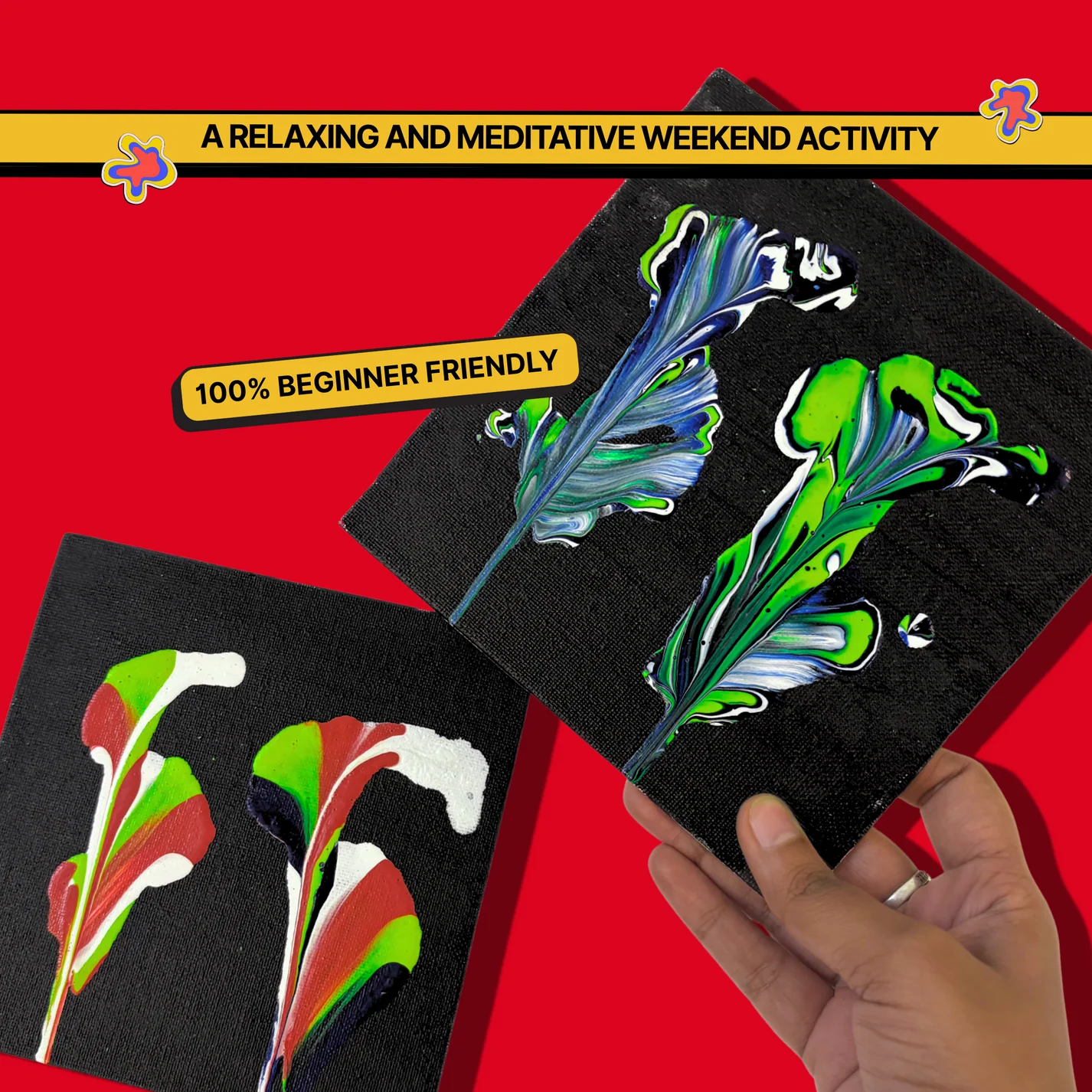 COMBO: DIY Fluid Wheel Art Kit & DIY Fluid String Art Kit - Image 7