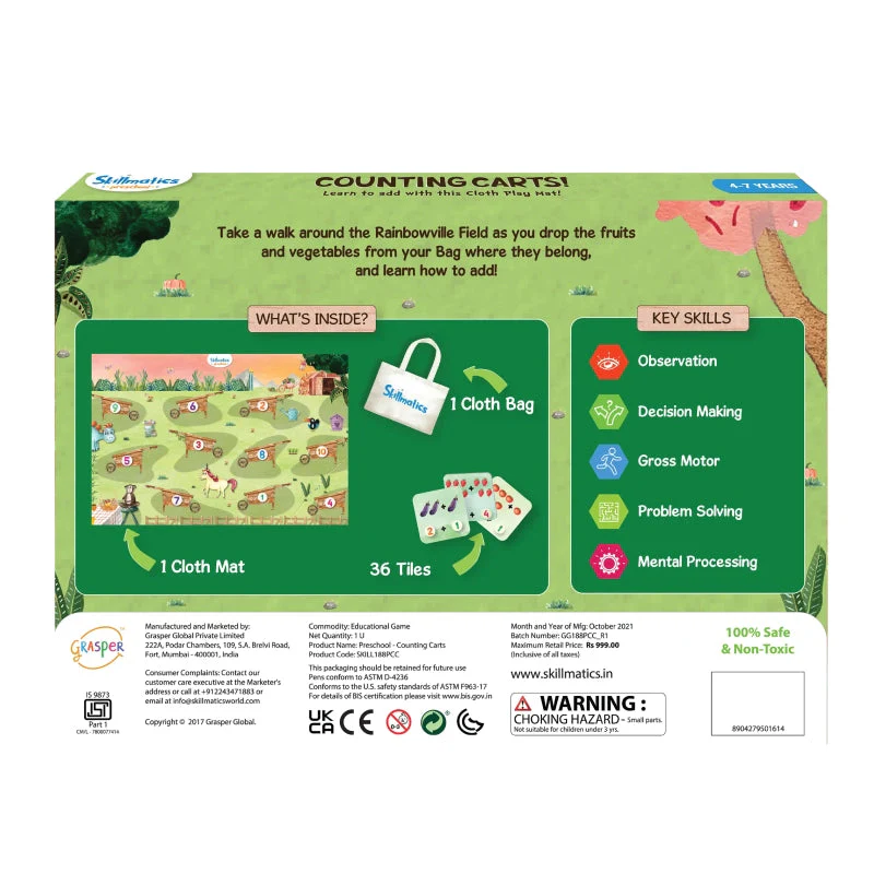 Counting Carts | Activity Play Mat - Image 5