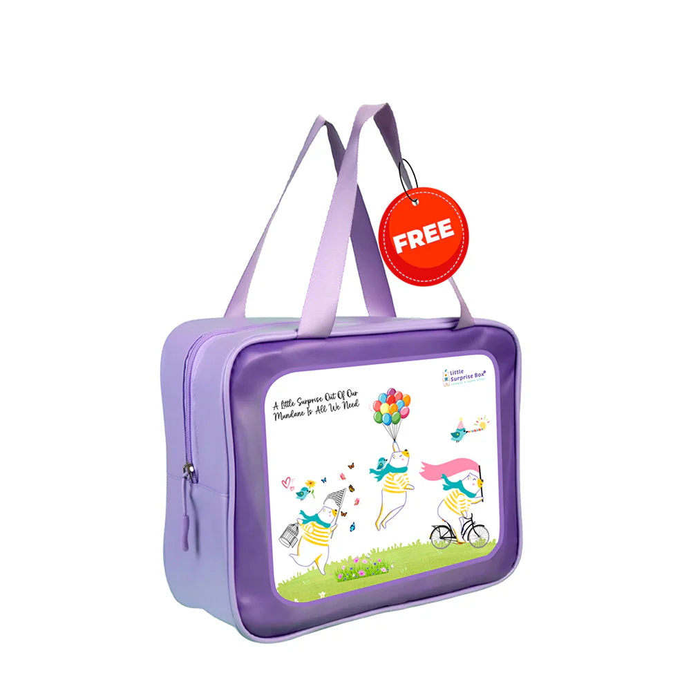 Dive 2-Piece set Purple & Pink Side Panel, Front-Zip Jacket with Full Length Pants, 2.5mm Neoprene Kids Swimsuit with Free Washbag - Image 4
