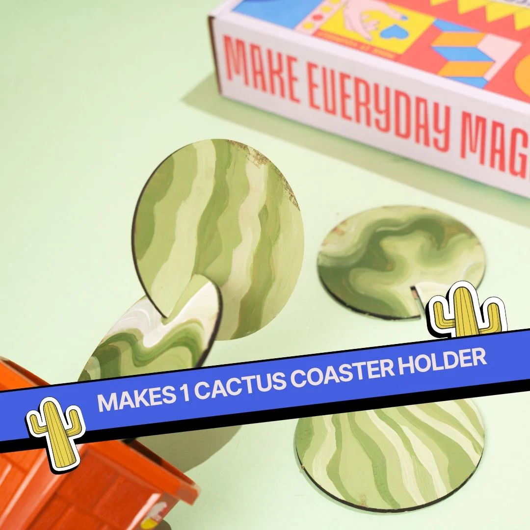 DIY Cactus Coaster Holder Kit - Image 4