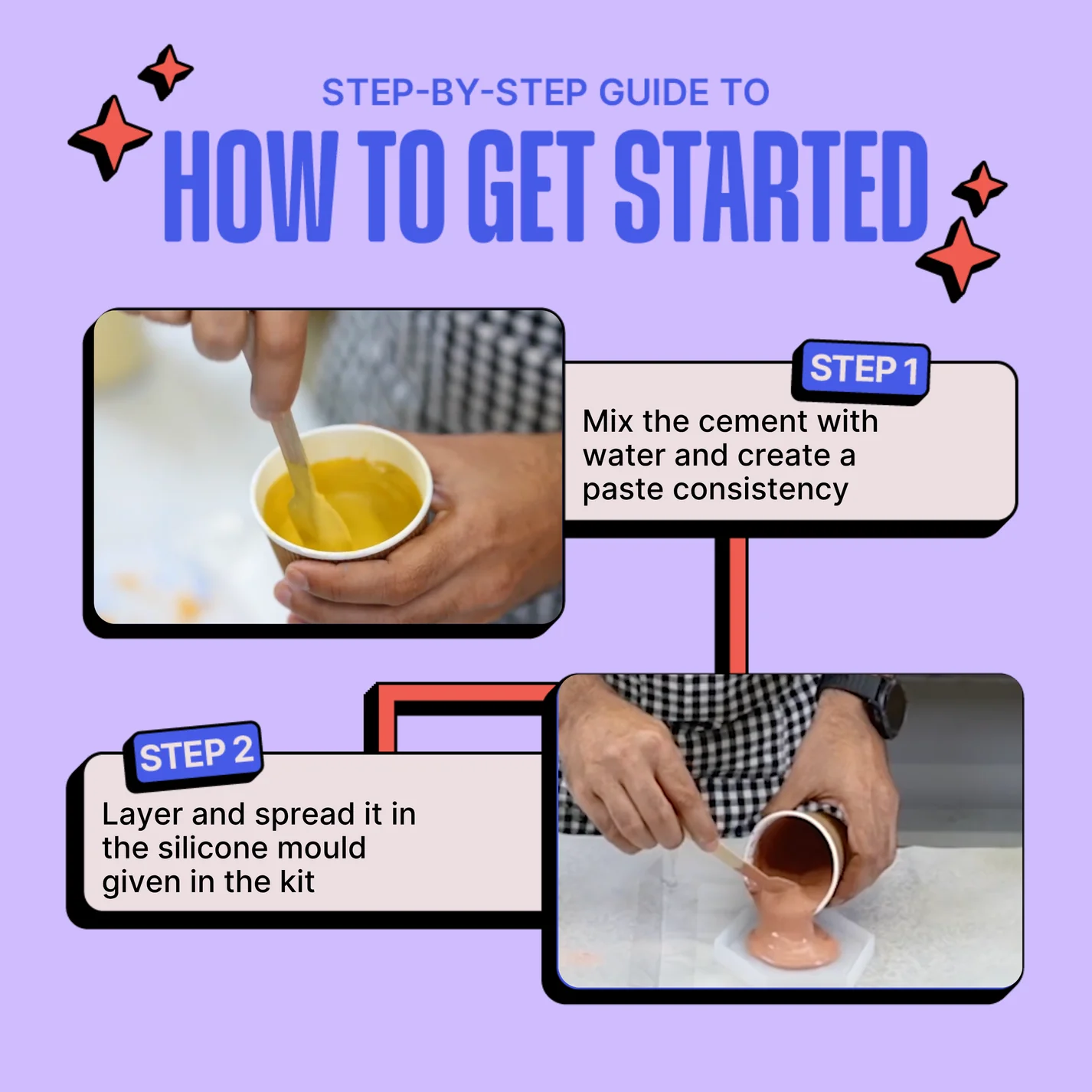 DIY Cement Coaster Kit - Image 3