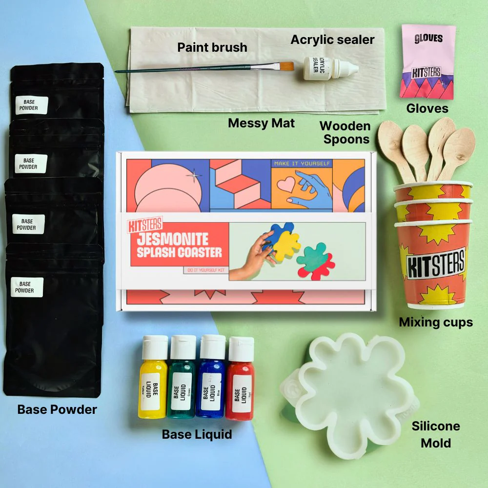 DIY Jesmonite Splash Coaster Kit - Image 3