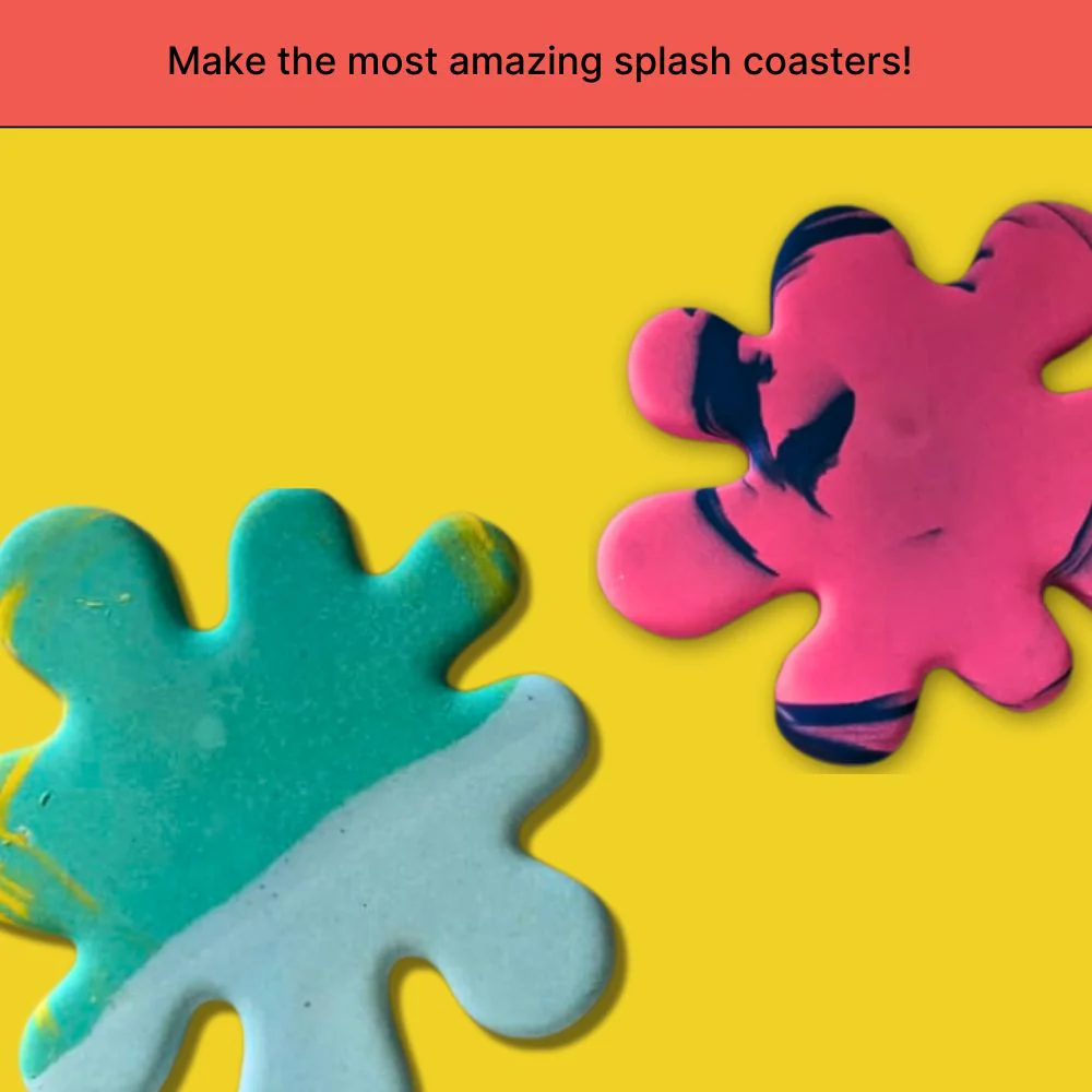 DIY Jesmonite Splash Coaster Kit - Image 7