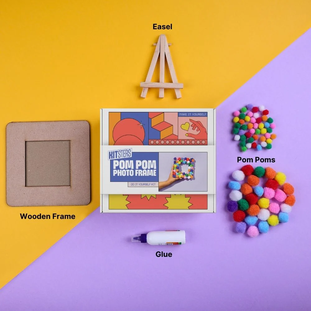 DIY Pom Pom Photo Frame Kit - Image 2