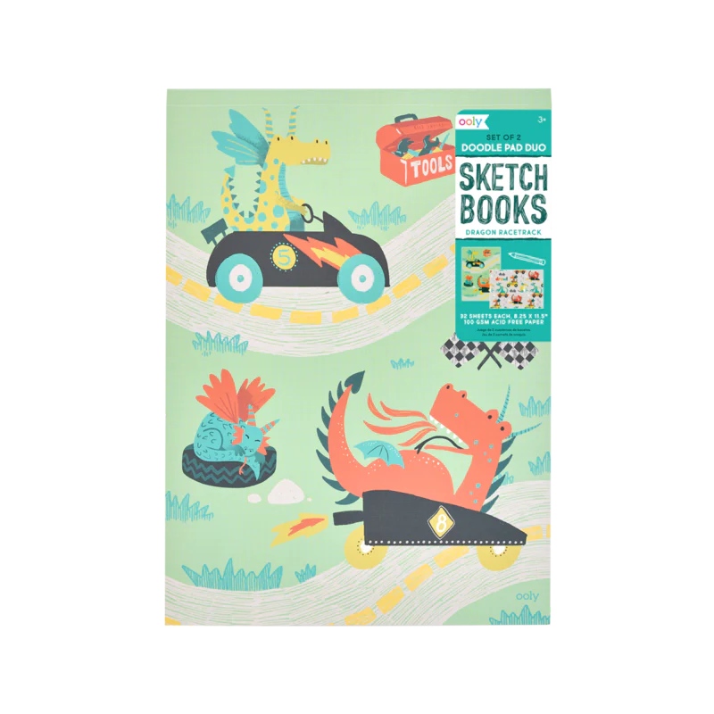 Doodle Pad Duo Sketchbook - Dragon Racetracks - Image 3