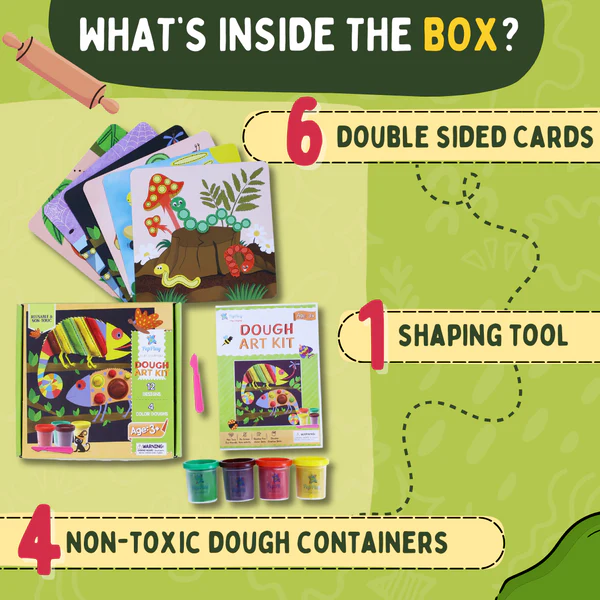 PEPPLAY DOUGH ART KIT - NATURE - Image 3
