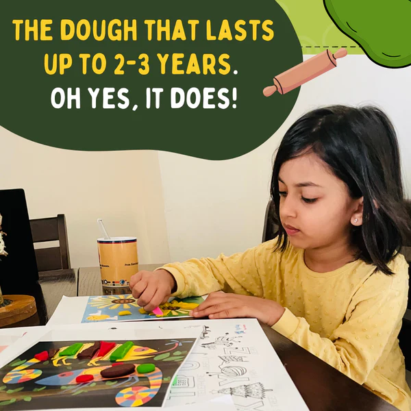 PEPPLAY DOUGH ART KIT - NATURE - Image 6