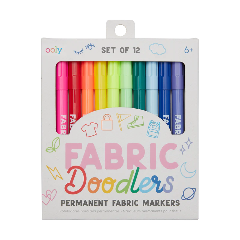 Fabric Doodle Markers - Set of 12