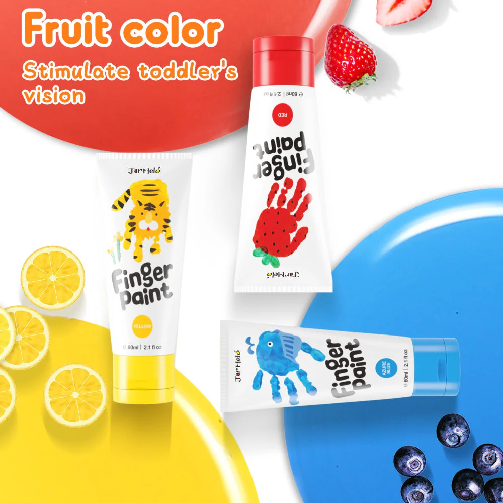Jar Melo Washable Finger Paint Colors Set - Image 17