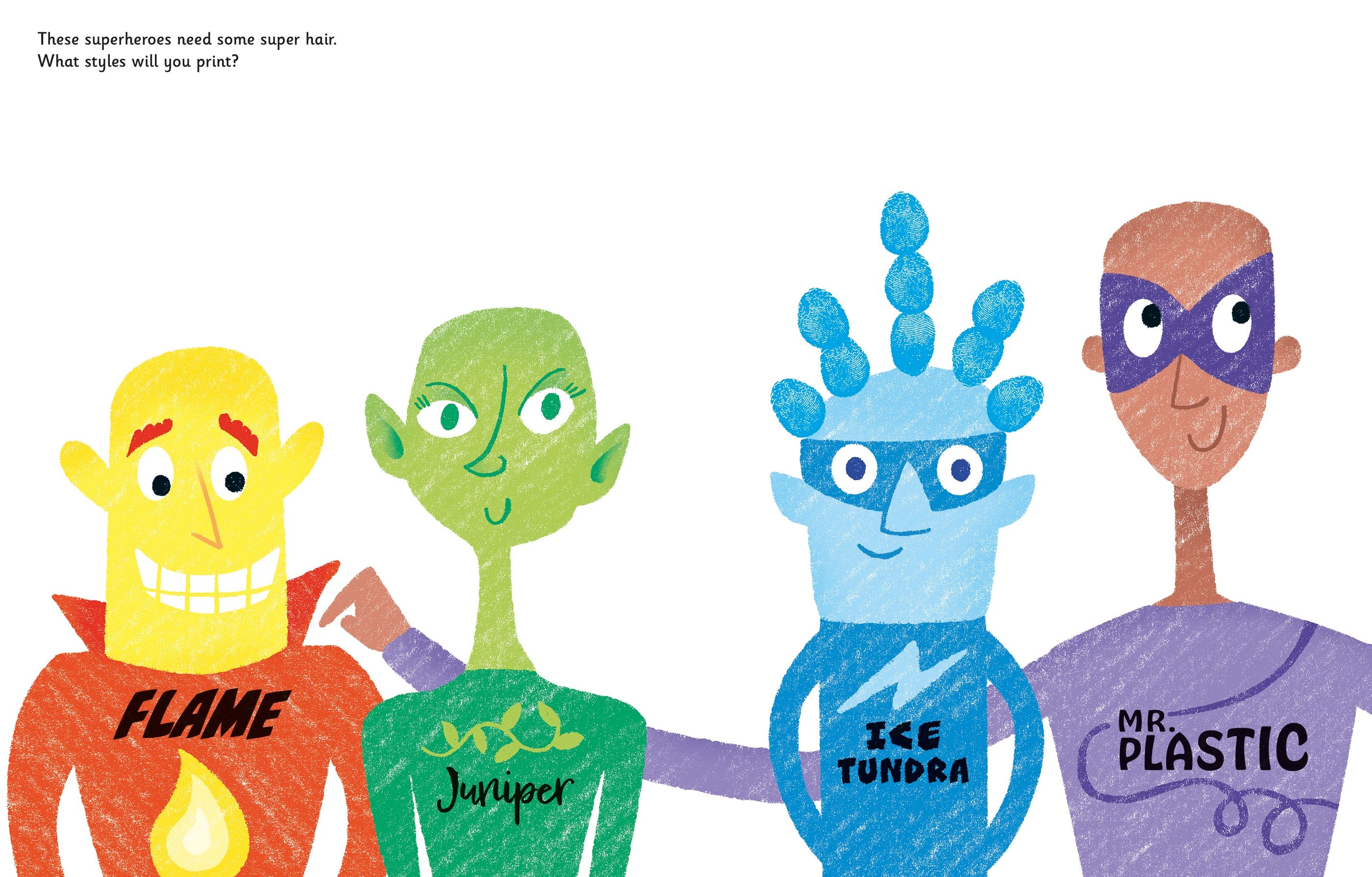 Fingerprint Activities Superheroes - Image 2