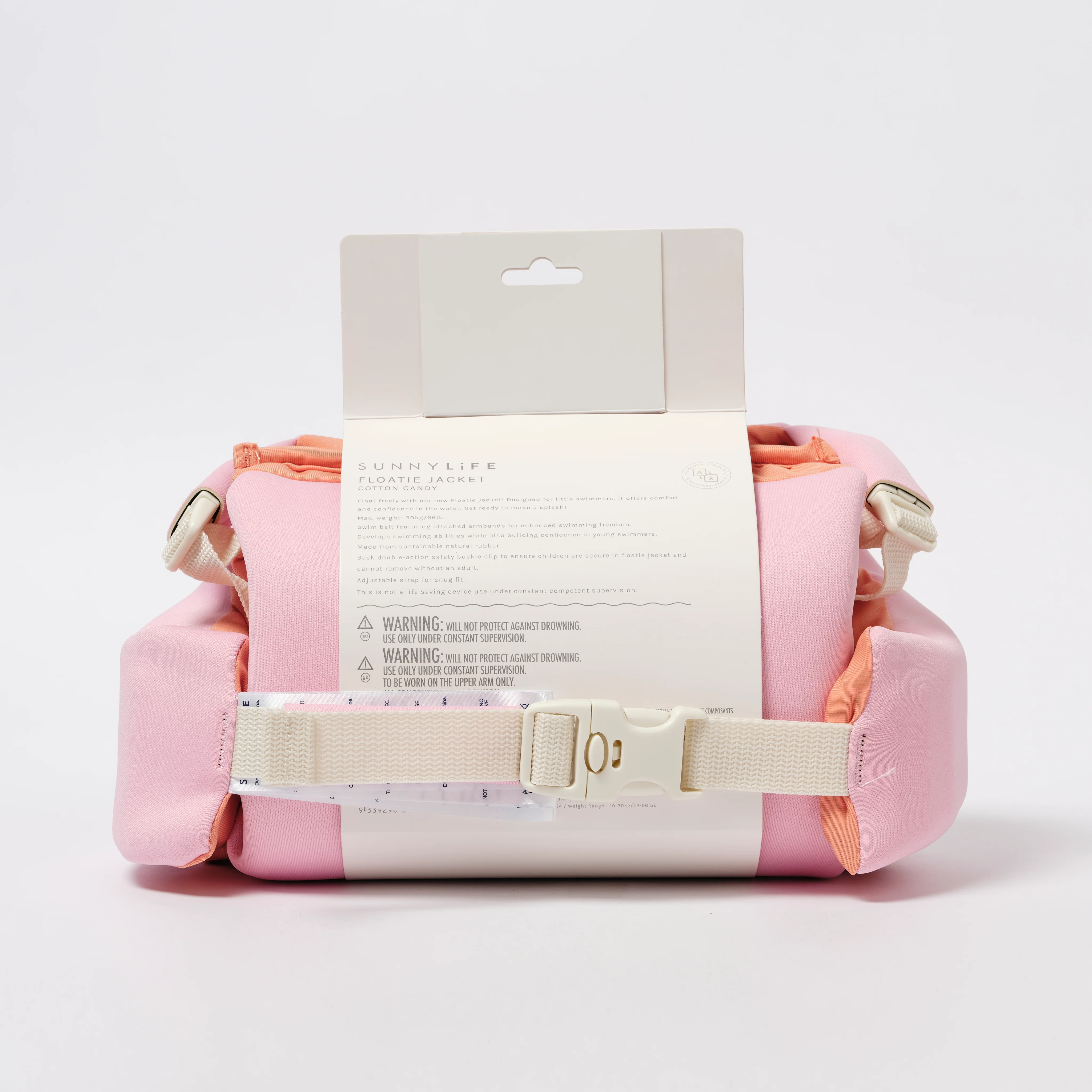 Floatie Jacket 3-6 Years | Cotton Candy Cherry - Image 3
