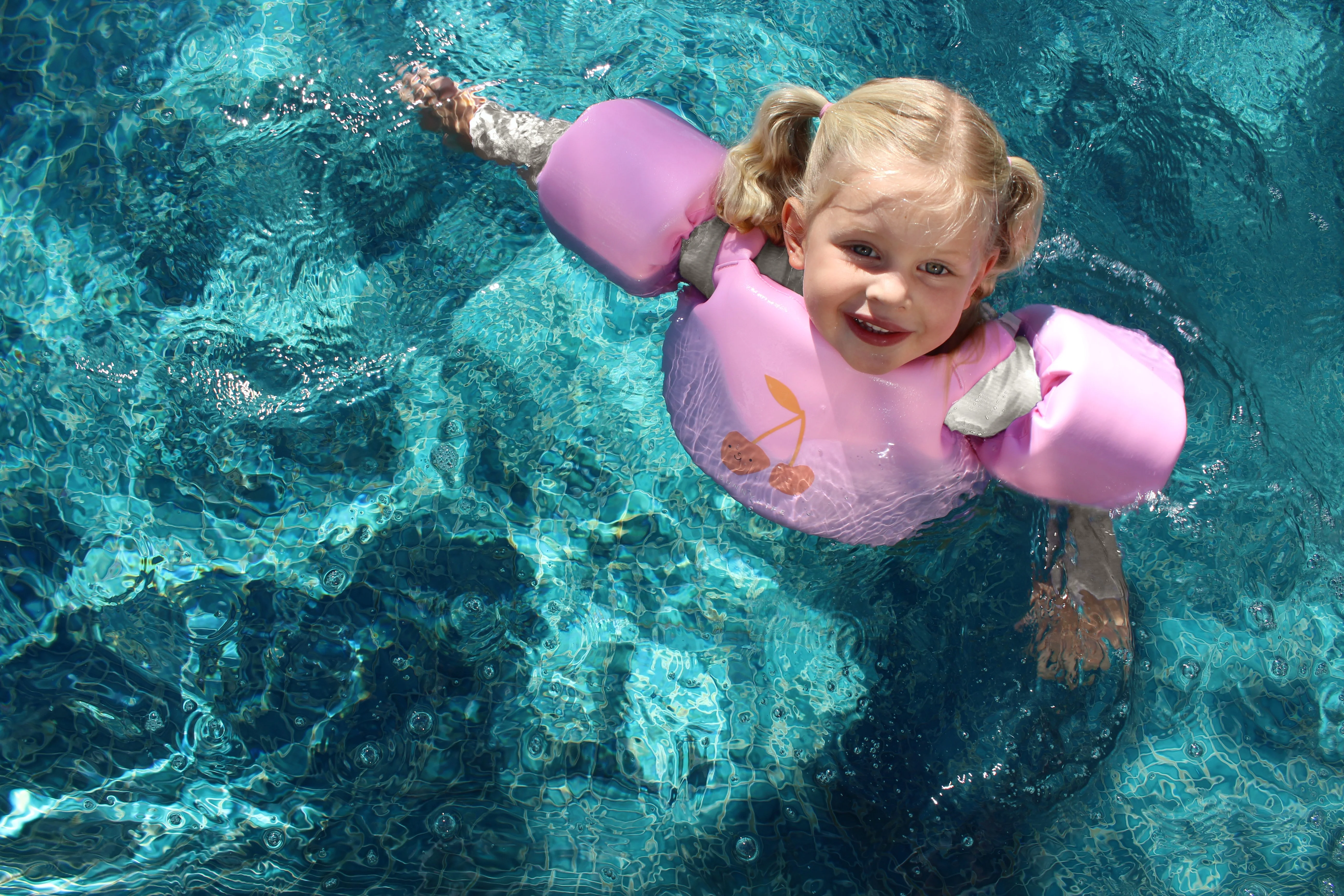 Floatie Jacket 3-6 Years | Cotton Candy Cherry - Image 8