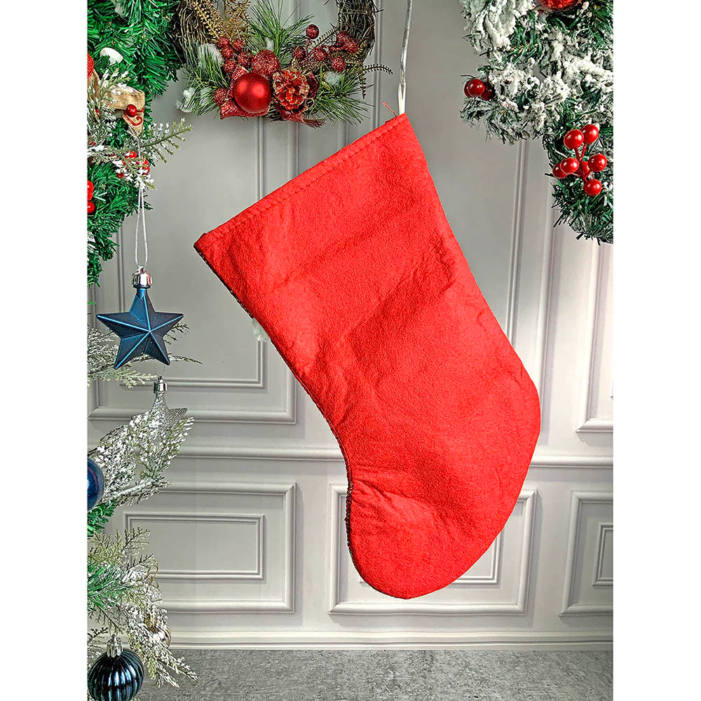 Flying Santa Christmas Stocking, 13 inches - Image 3
