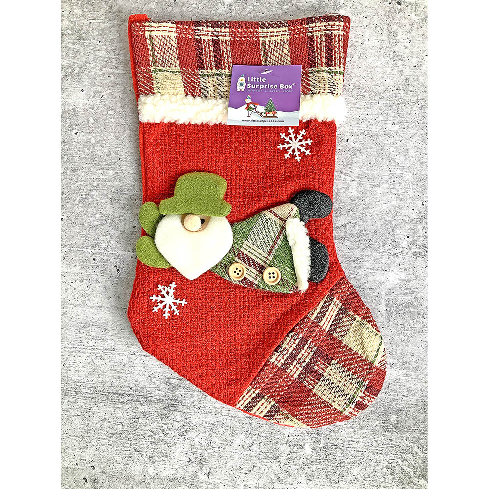 Flying Santa Christmas Stocking, 13 inches - Image 4