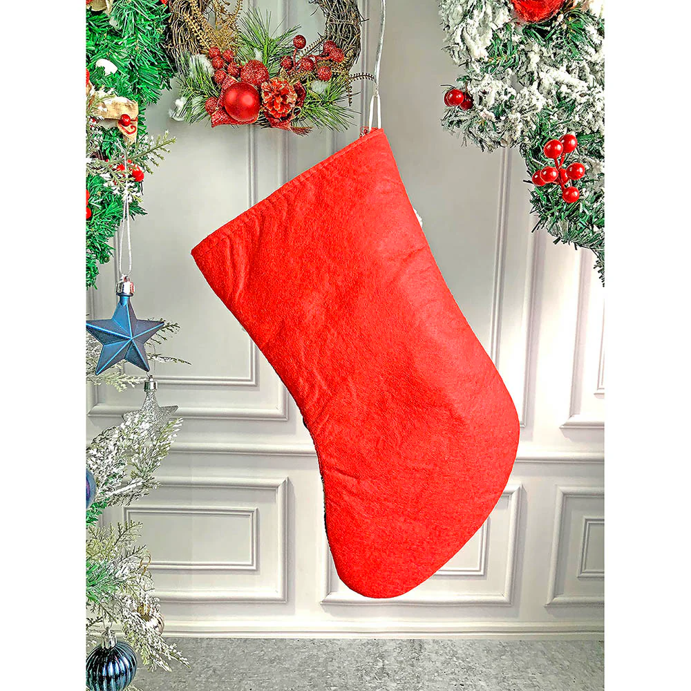 Flying Snowman Christmas Stocking, 13 inches - Image 3