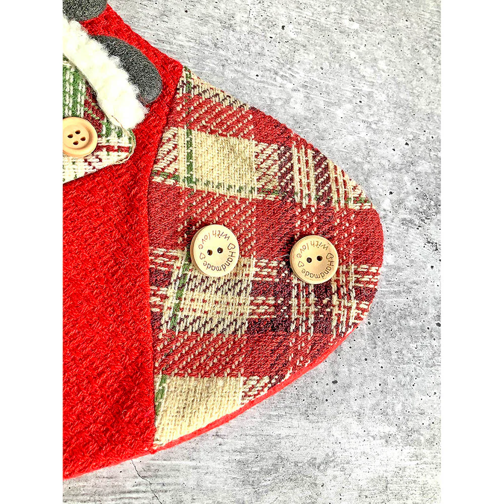 Flying Snowman Christmas Stocking, 13 inches - Image 6